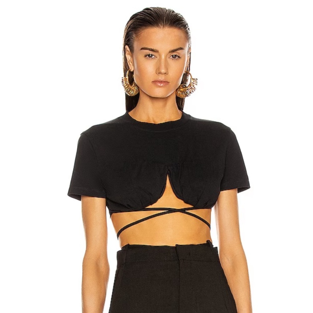 Jaquemus Le T-Shirt Baci XS Black